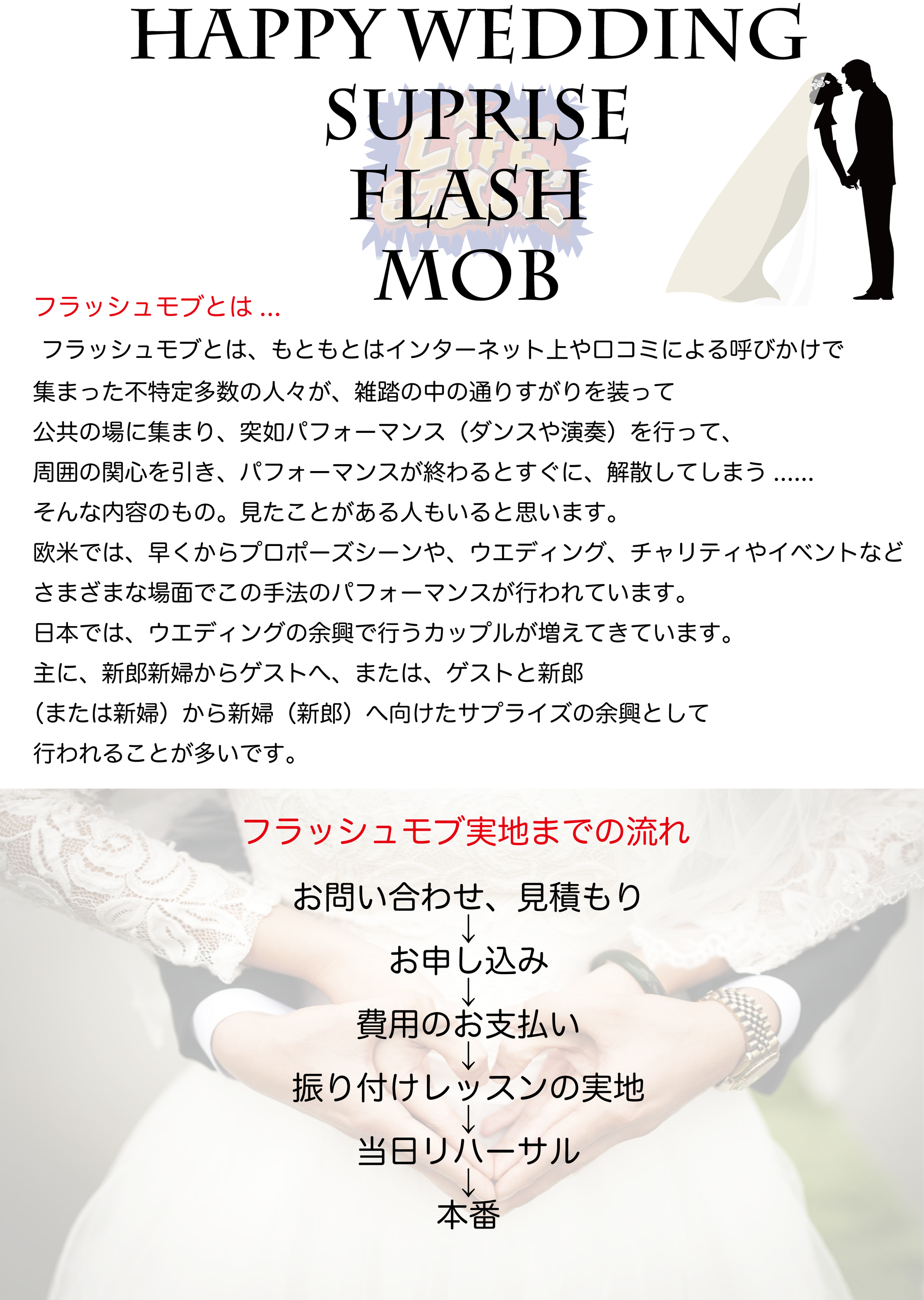 フラッシュモブ紹介文